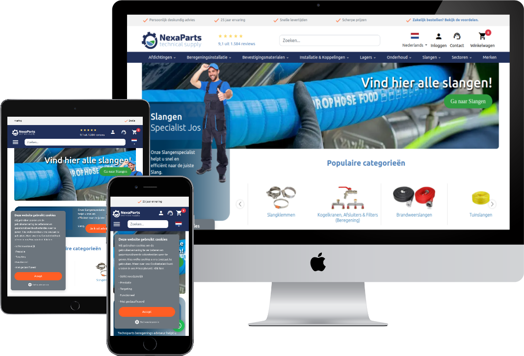 Bannerafbeelding - Webshop laten maken